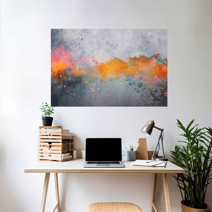 Poster orizzontale staccabile e attaccabile PIXY ROAD