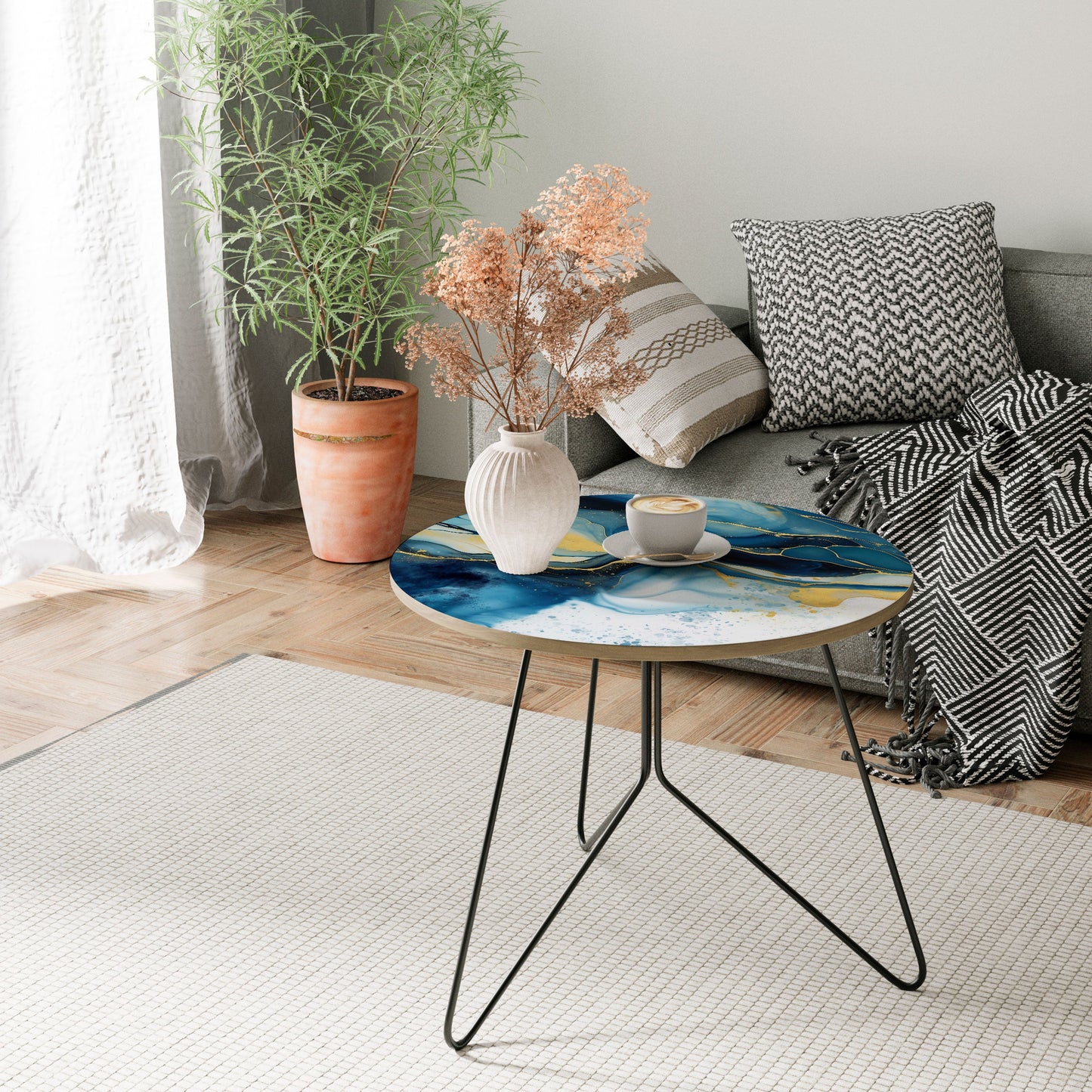 INKY MARBLE Large Coffee Table