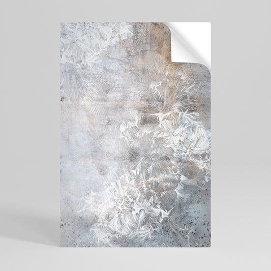 WHITE WHISPER Poster verticale staccabile e attaccabile