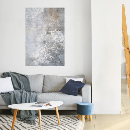 WHITE WHISPER Poster verticale staccabile e attaccabile