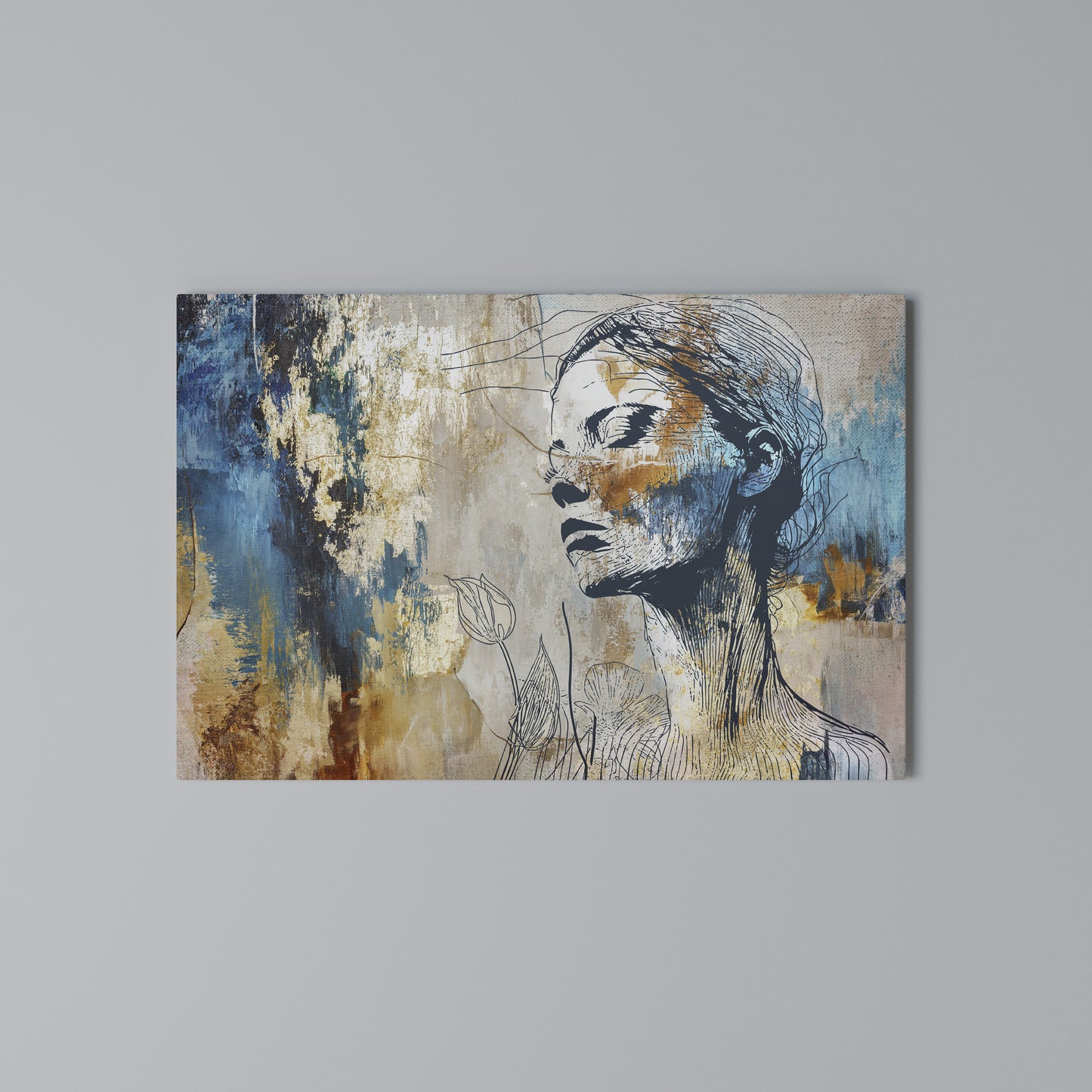 BREAK THE SILENCE Horizontal Canvas Print