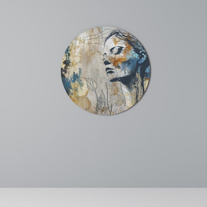 BREAK THE SILENCE Round Wall Art