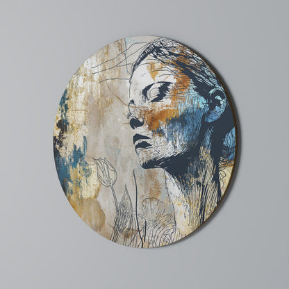BREAK THE SILENCE Round Wall Art