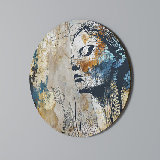BREAK THE SILENCE Round Wall Art