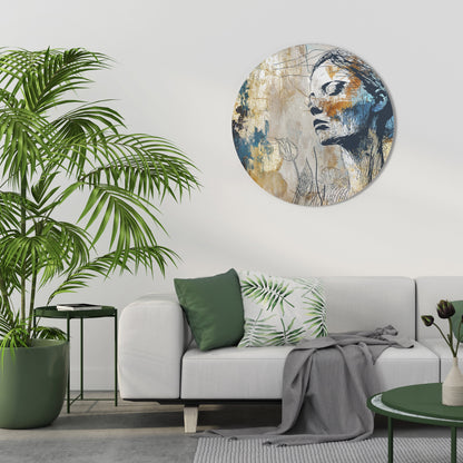 BREAK THE SILENCE Round Wall Art