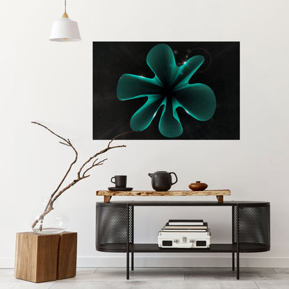 ILLUSIONE ELETTRICA Poster orizzontale staccabile e attaccabile