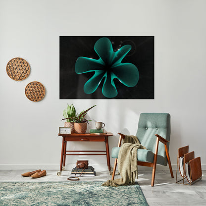 ILLUSIONE ELETTRICA Poster orizzontale staccabile e attaccabile