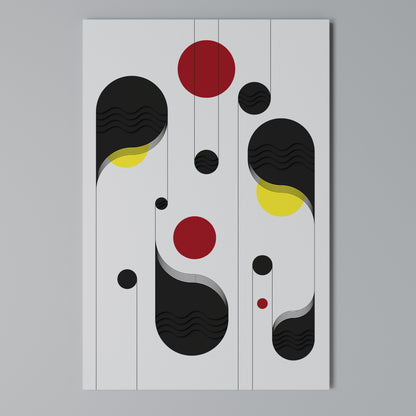 DOT-TO-DOT LULLABY Stampa su Tela Verticale
