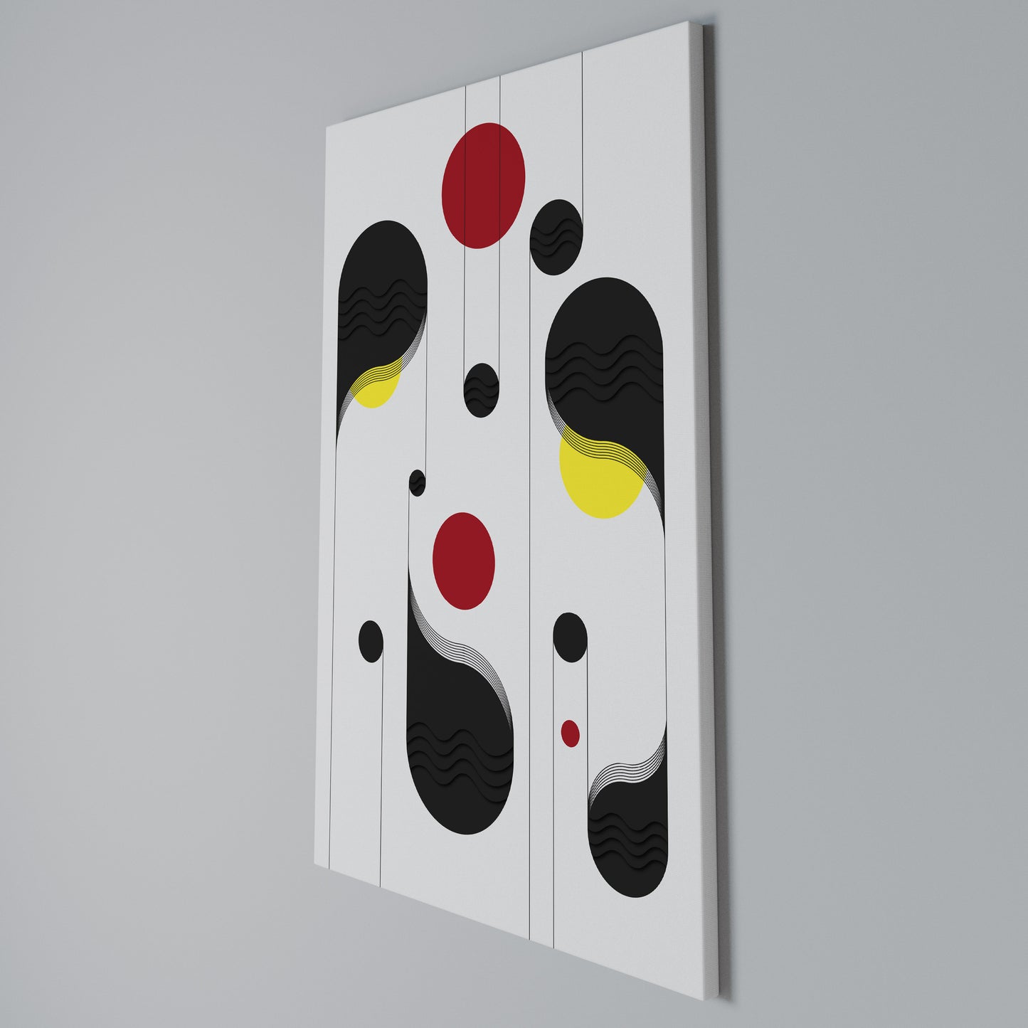 DOT-TO-DOT LULLABY Stampa su Tela Verticale