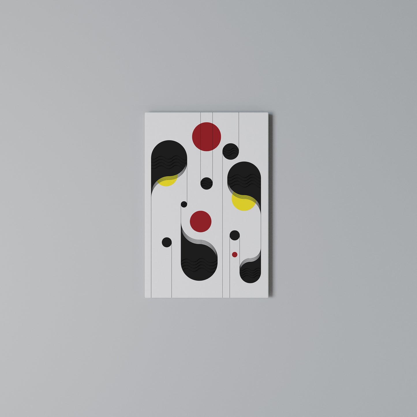 DOT-TO-DOT LULLABY Stampa su Tela Verticale