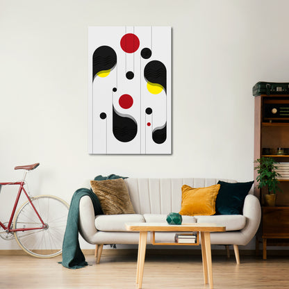 DOT-TO-DOT LULLABY Vertical Canvas Print