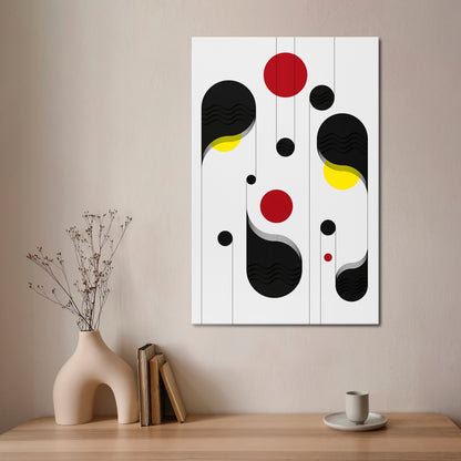 DOT-TO-DOT LULLABY Vertical Canvas Print