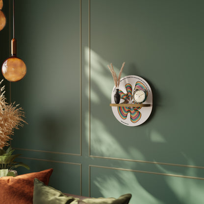 NOSTALGIC ECHOES [ITA] Mensola ovale in effetto rovere