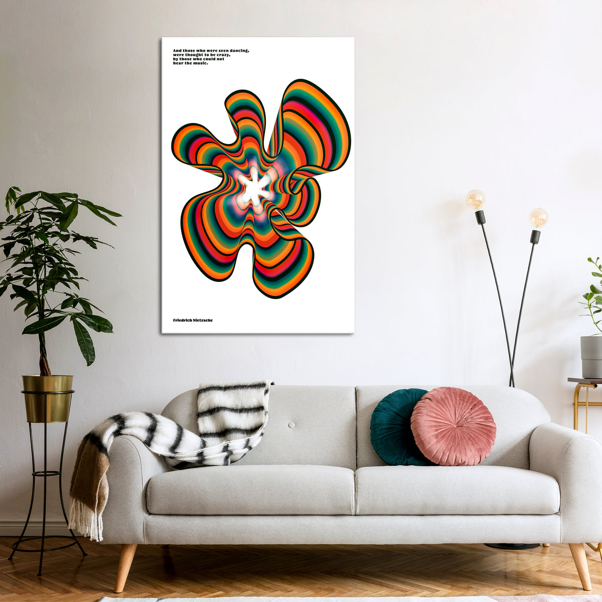 NOSTALGIC ECHOES [ENG] Vertical Canvas Print
