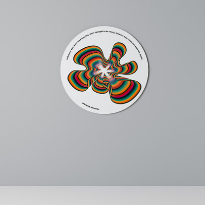 NOSTALGIC ECHOES [ENG] Round Wall Art