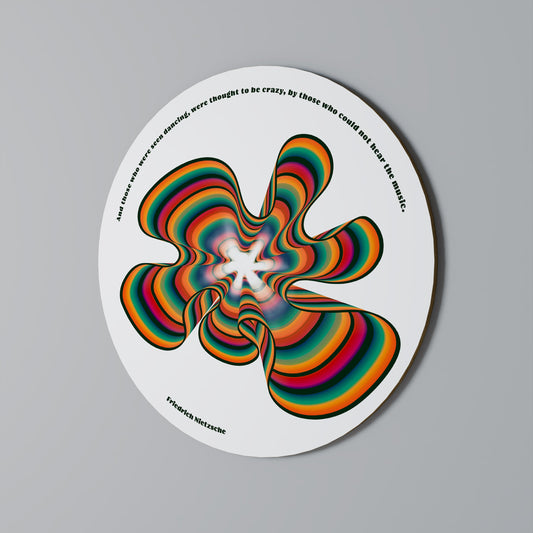 NOSTALGIC ECHOES [ENG] Round Wall Art