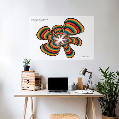 ECHI NOSTALGICI [ENG] Poster orizzontale staccabile e attaccabile