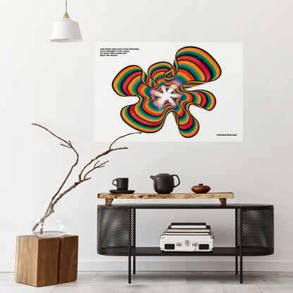 ECHI NOSTALGICI [ENG] Poster orizzontale staccabile e attaccabile