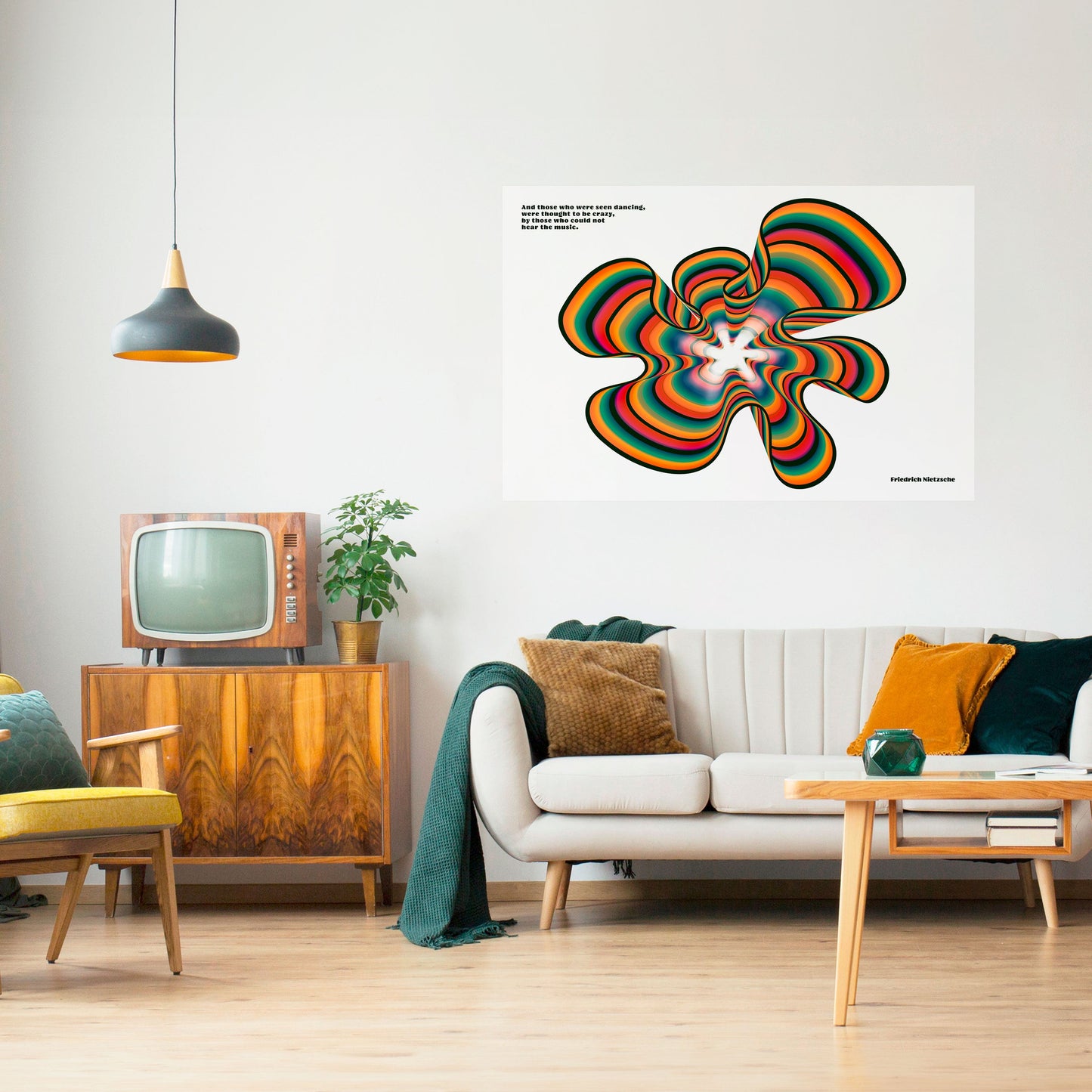 ECHI NOSTALGICI [ENG] Poster orizzontale staccabile e attaccabile