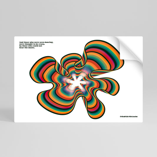 ECHI NOSTALGICI [ENG] Poster orizzontale staccabile e attaccabile