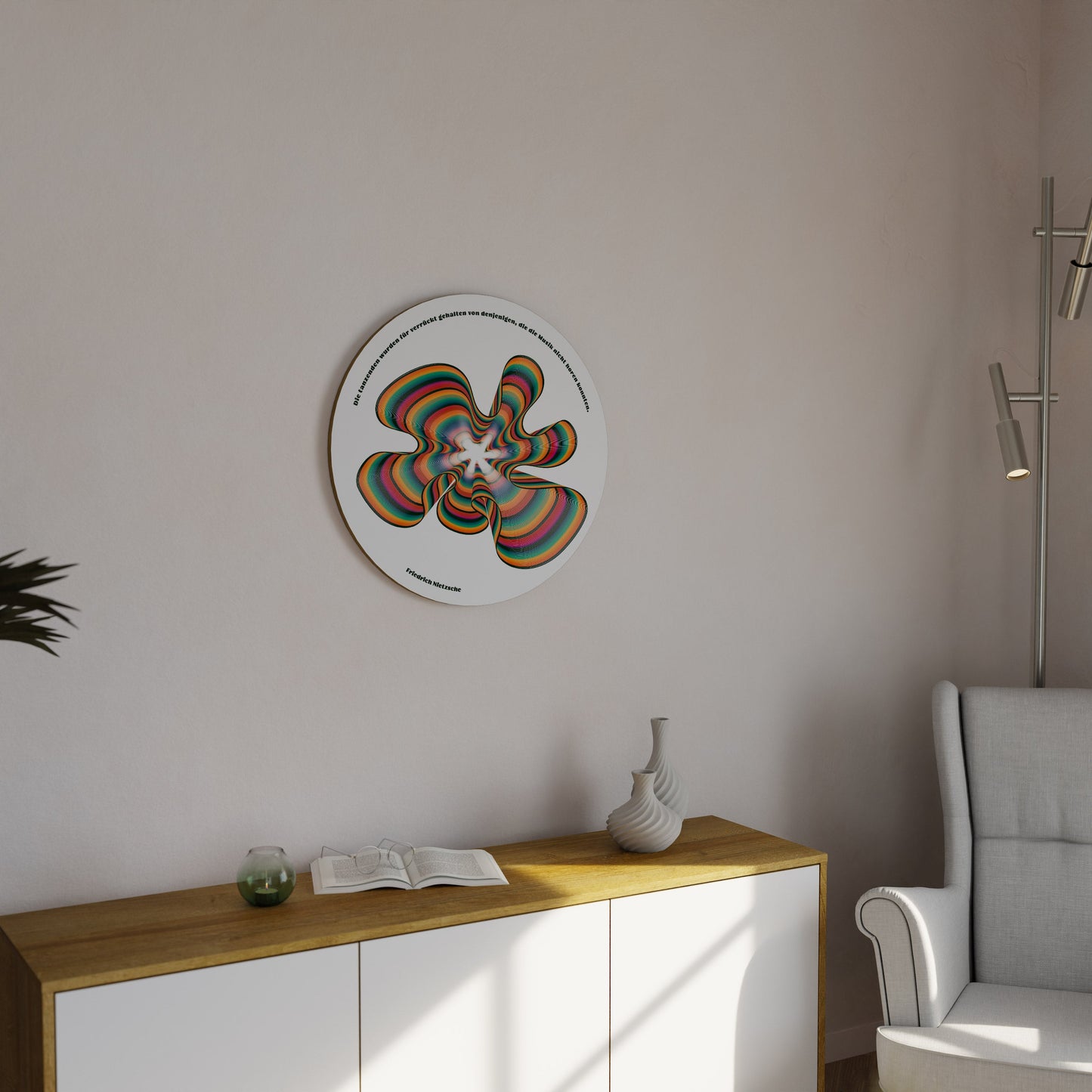 NOSTALGIC ECHOES [DE] Round Wall Art
