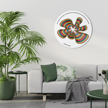 NOSTALGIC ECHOES [DE] Round Wall Art