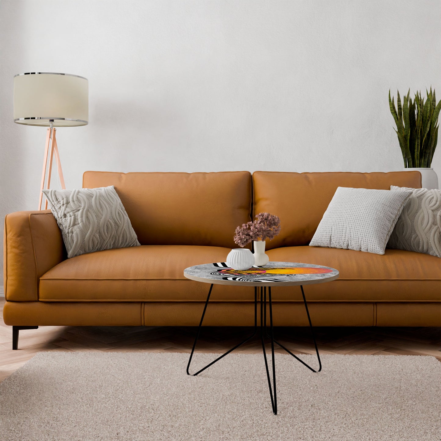 WHIMSICAL WAVES Large Coffee Table