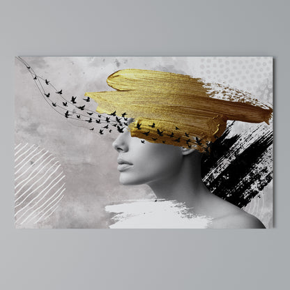 TREASURE THOUGHTS Stampa su tela orizzontale