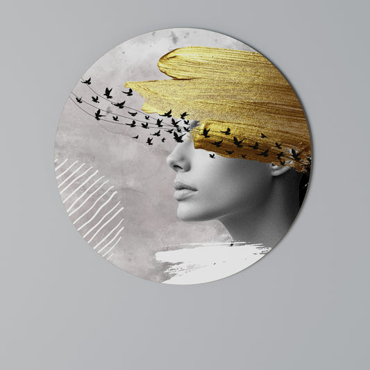 TREASURE THOUGHTS Round Wall Art