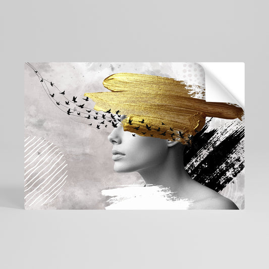 TREASURE THOUGHTS Poster orizzontale staccabile e attaccabile