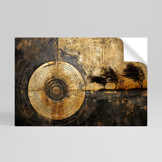 Poster orizzontale staccabile e attaccabile "TERREMOTO RAMATO"