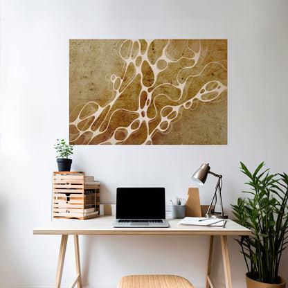 Poster orizzontale staccabile e attaccabile ARCANE ARRAY