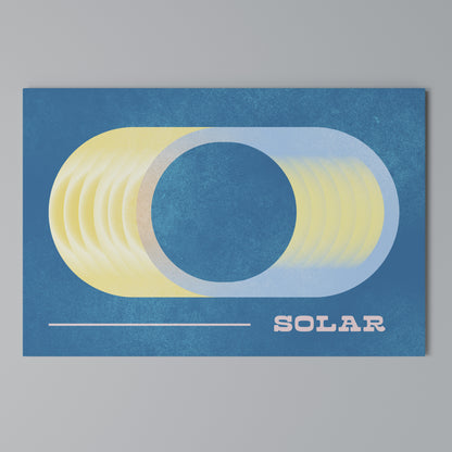 SOLAR APERTURE Stampa su tela orizzontale