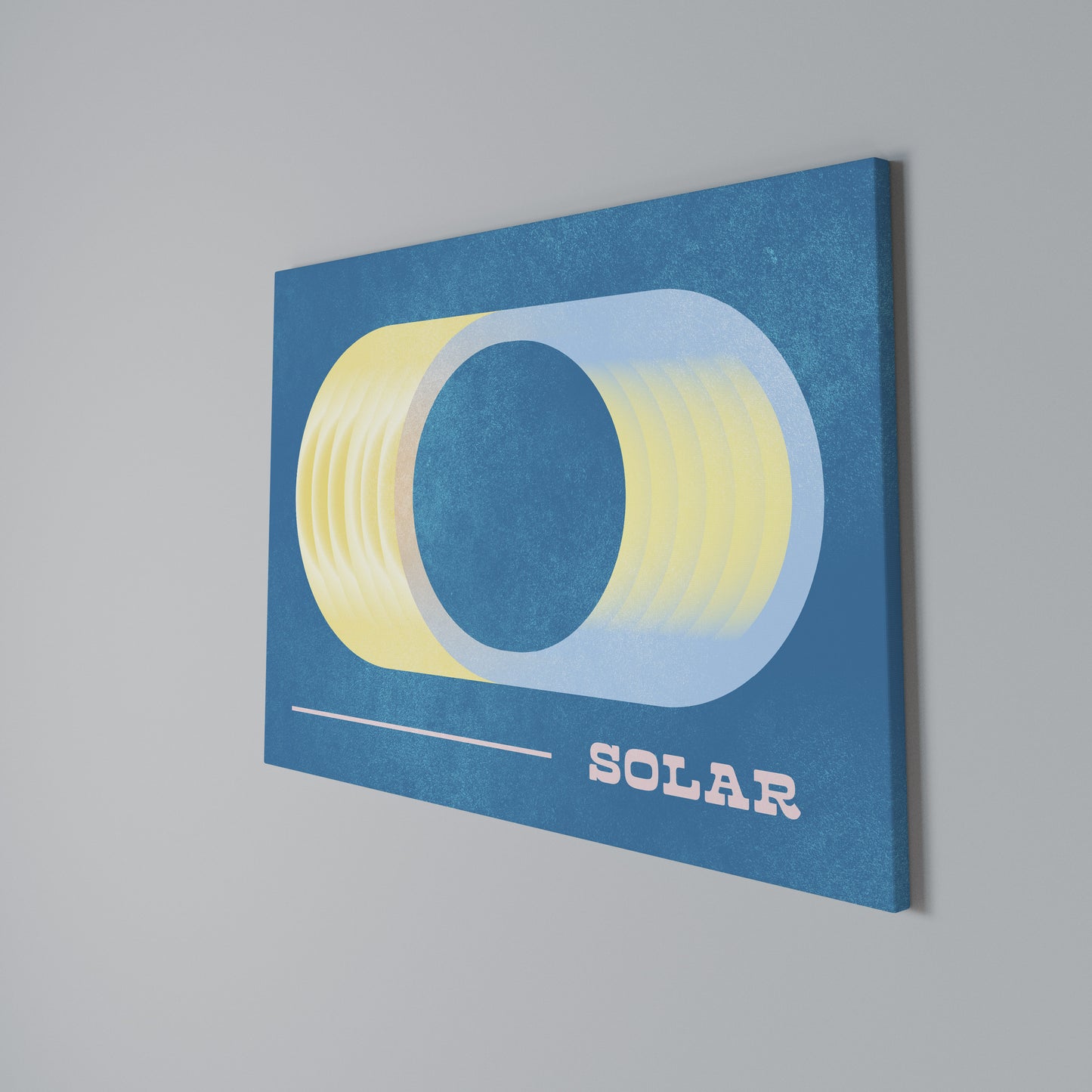 SOLAR APERTURE Stampa su tela orizzontale