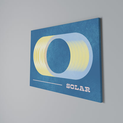 SOLAR APERTURE Stampa su tela orizzontale