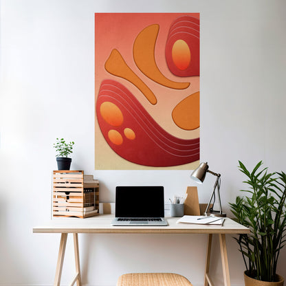STRUTTURA IMMERSIONALE Poster verticale staccabile e attaccabile
