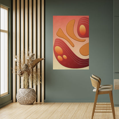 STRUTTURA IMMERSIONALE Poster verticale staccabile e attaccabile