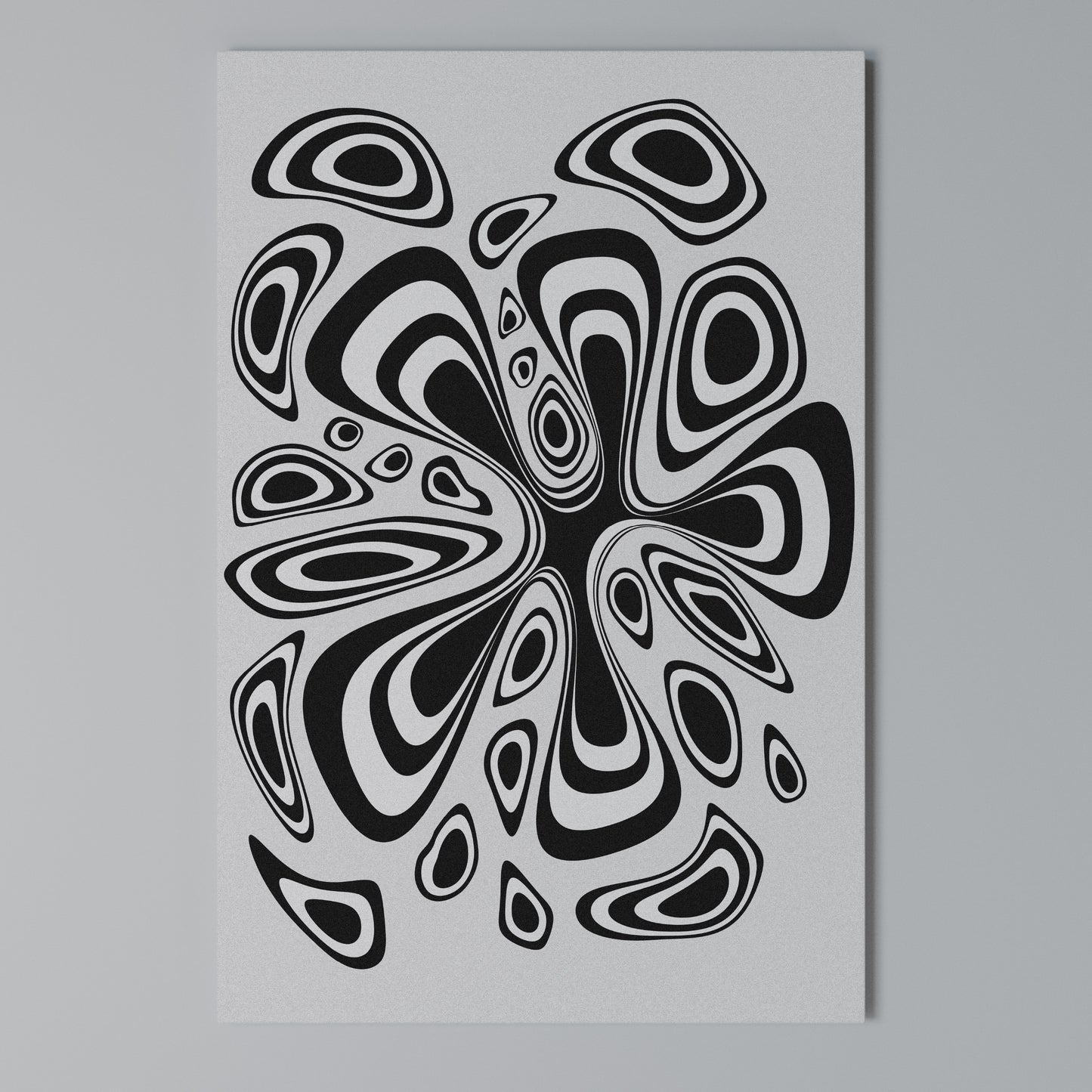 HIPNOTIZING BLOT Vertical Canvas Print