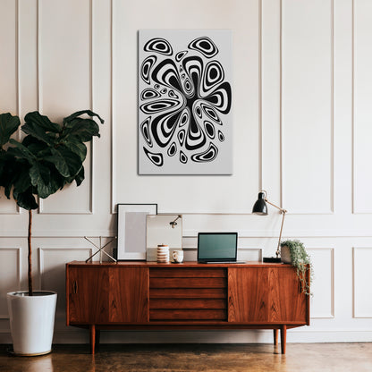 HIPNOTIZING BLOT Vertical Canvas Print
