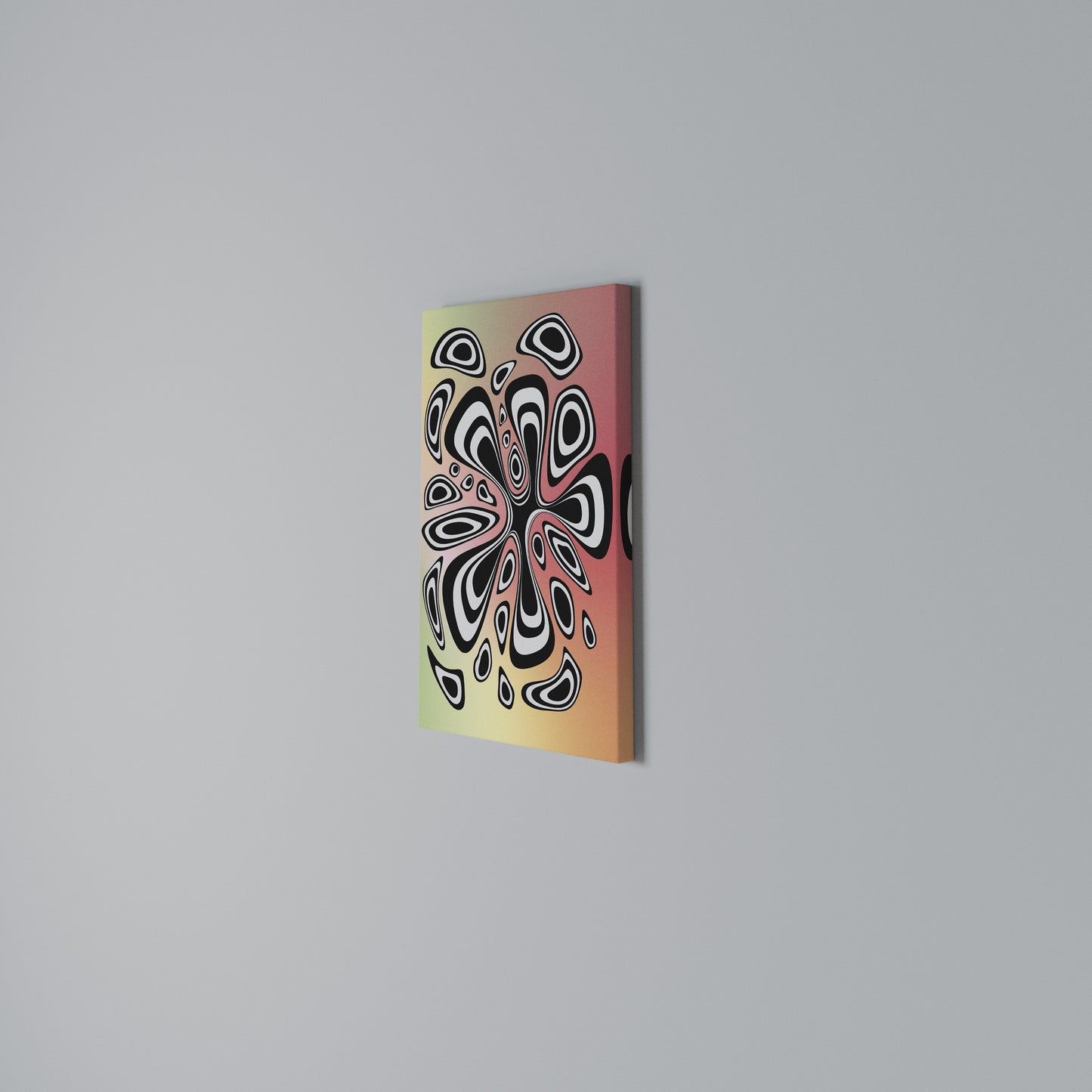 ILLUSIONARY SPLASH Stampa su Tela Verticale