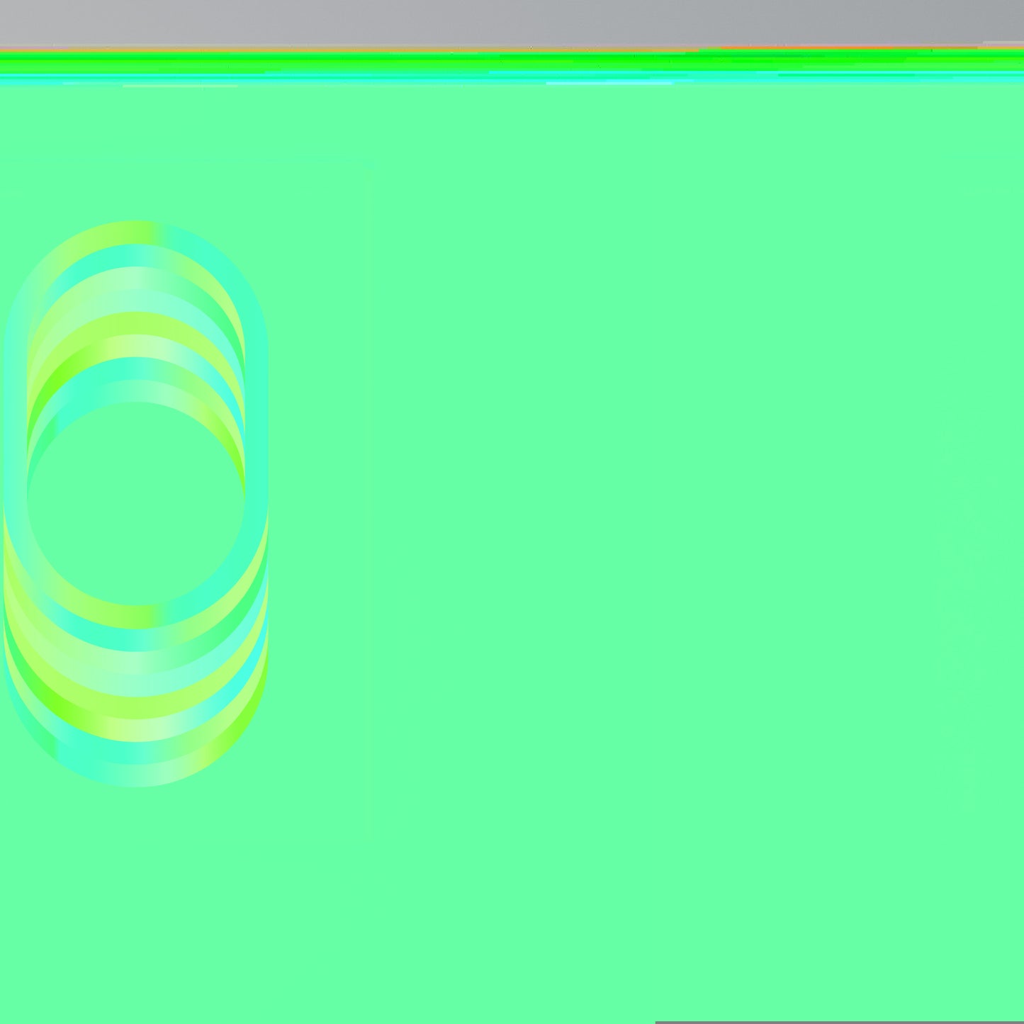 ELIPTICAL GRADIENTS Stampa su Tela Verticale