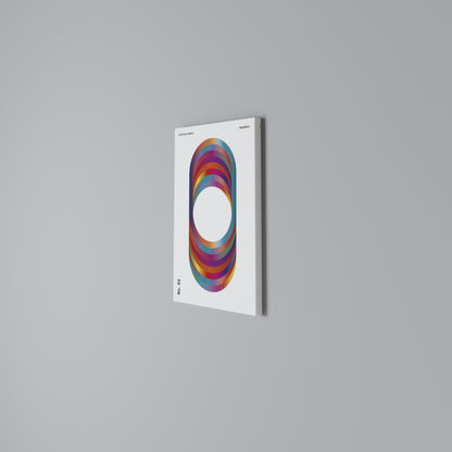 ELIPTICAL GRADIENTS Stampa su Tela Verticale