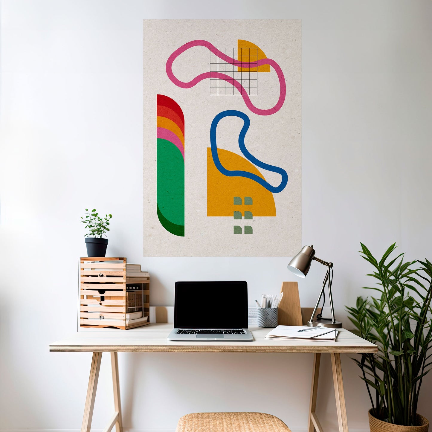 SHAPE SHOCK Poster verticale staccabile e attaccabile