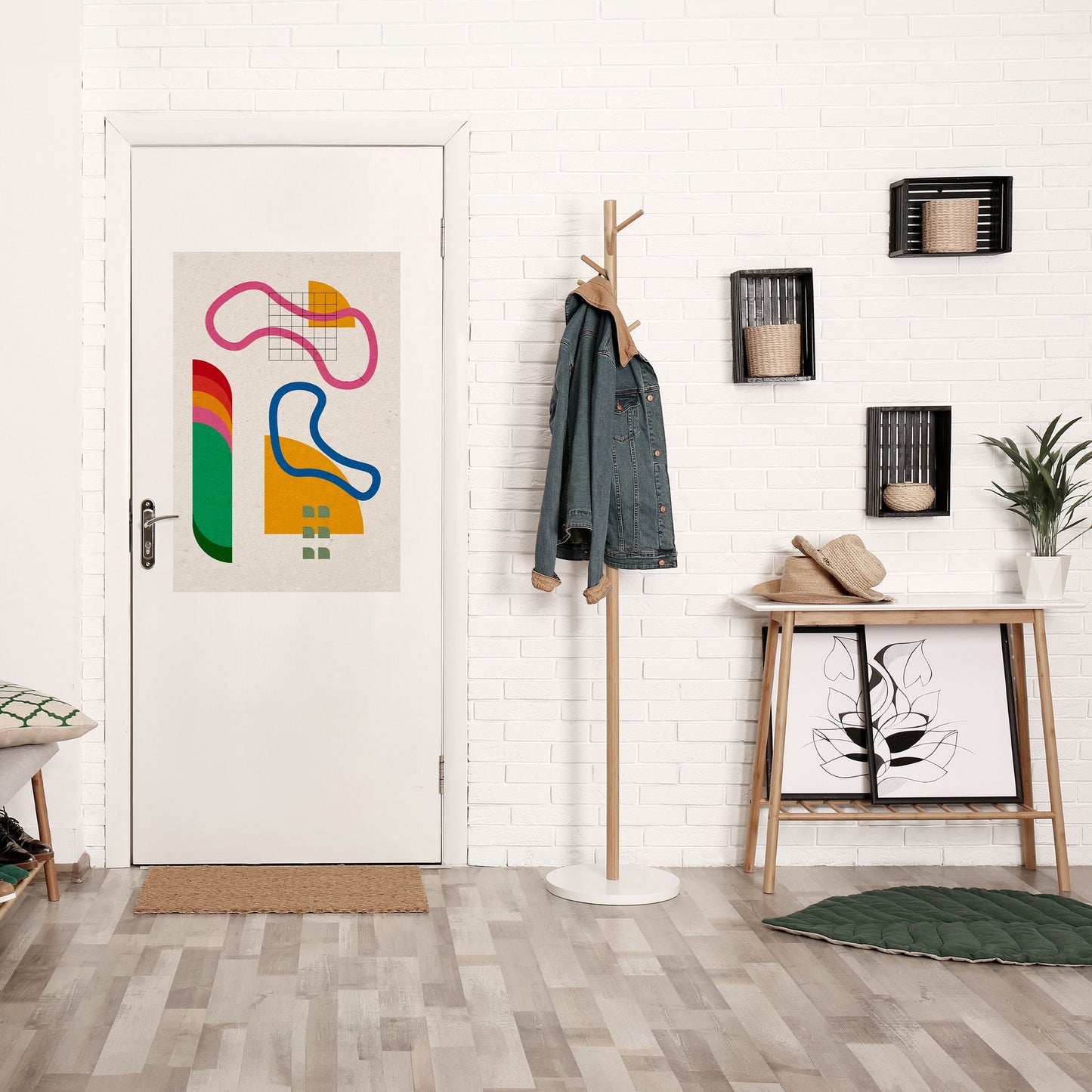 SHAPE SHOCK Poster verticale staccabile e attaccabile