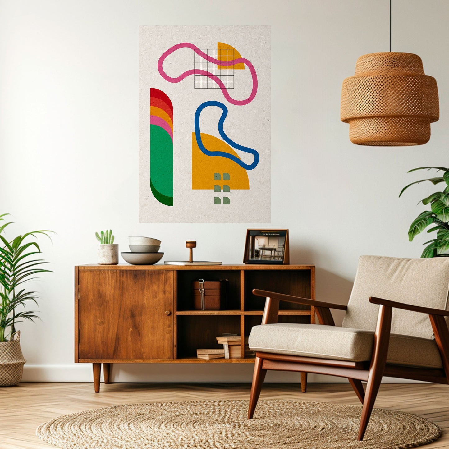 SHAPE SHOCK Poster verticale staccabile e attaccabile