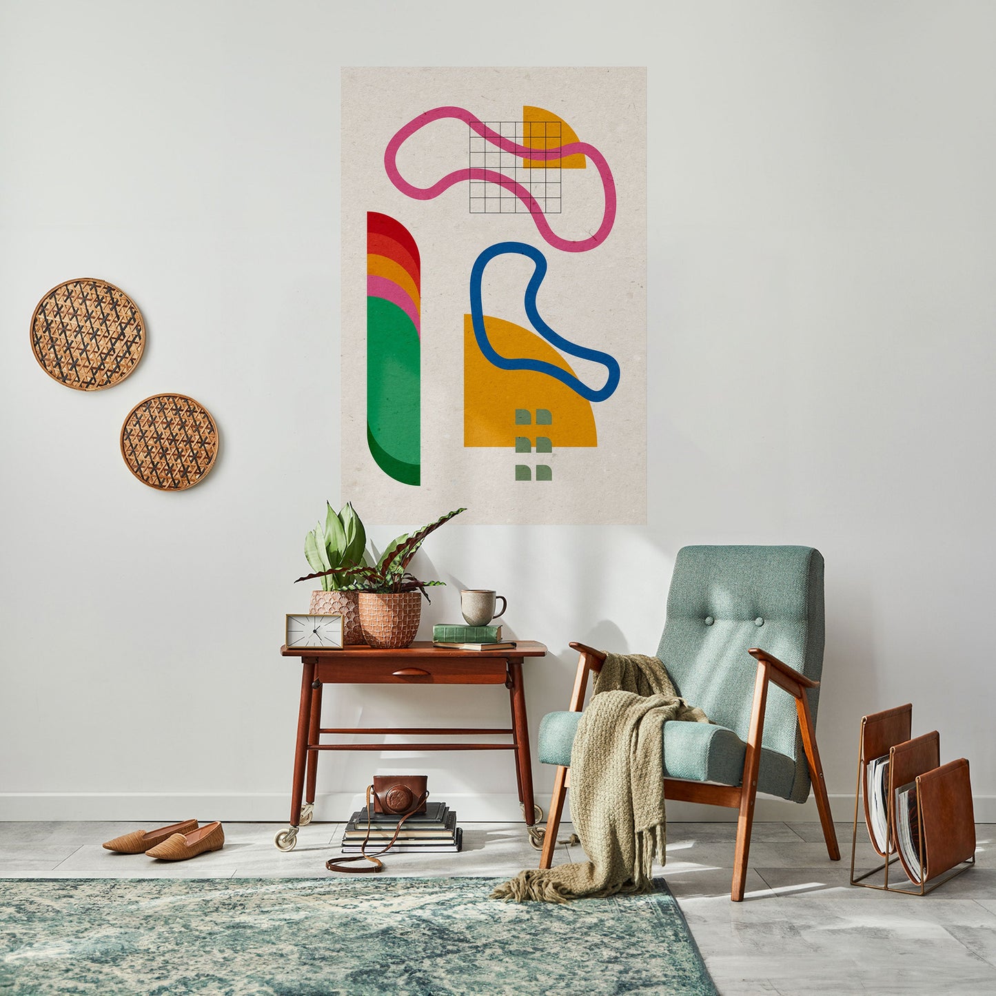 SHAPE SHOCK Poster verticale staccabile e attaccabile