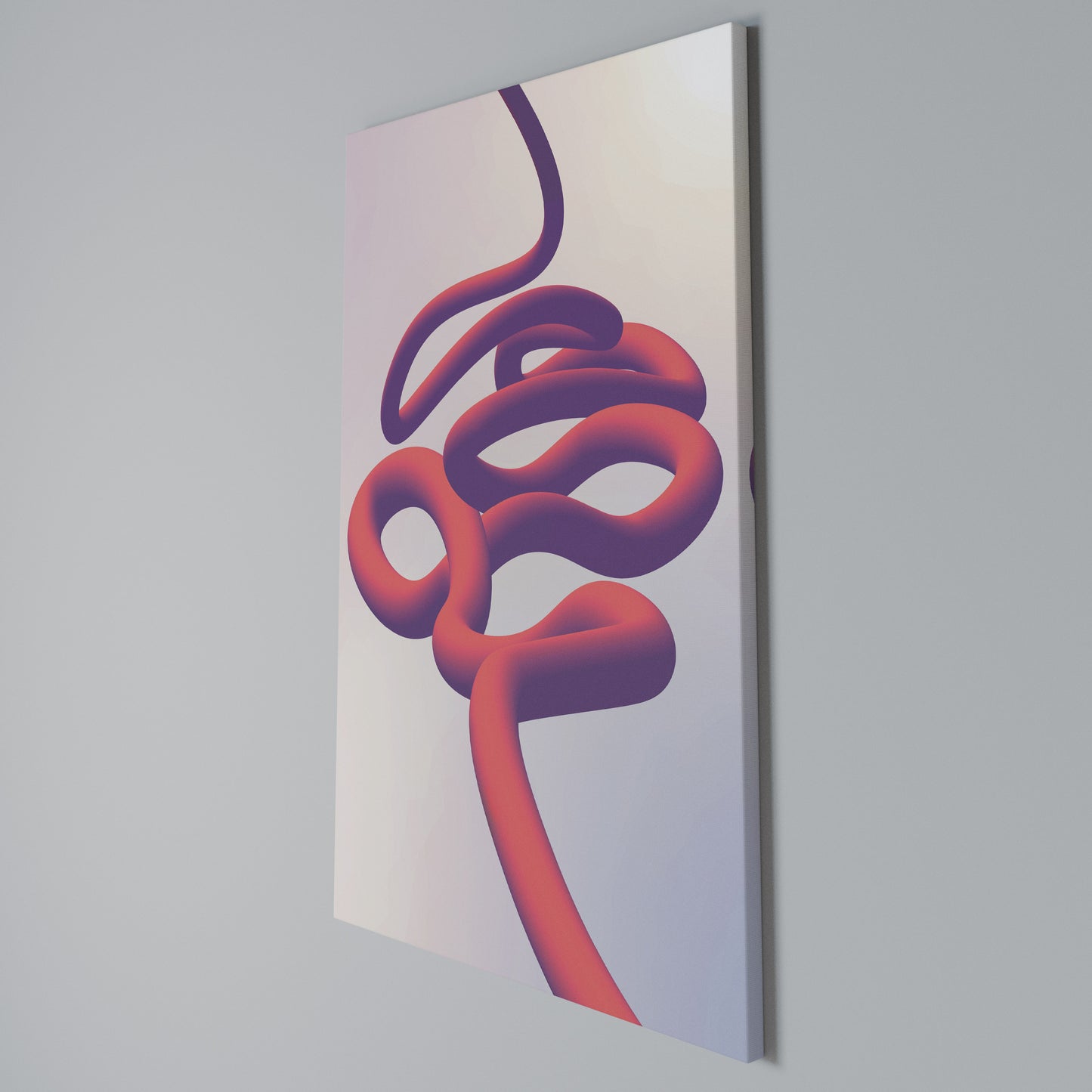 INFINITY WIRE Stampa su Tela Verticale
