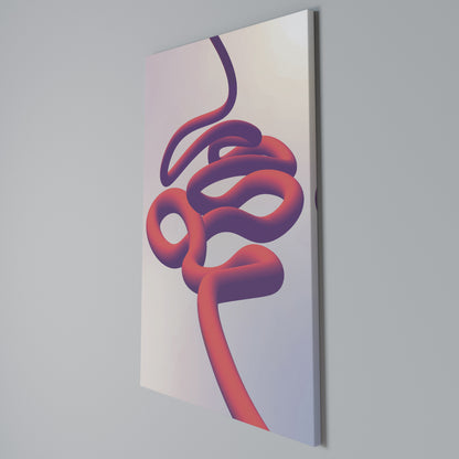 INFINITY WIRE Stampa su Tela Verticale