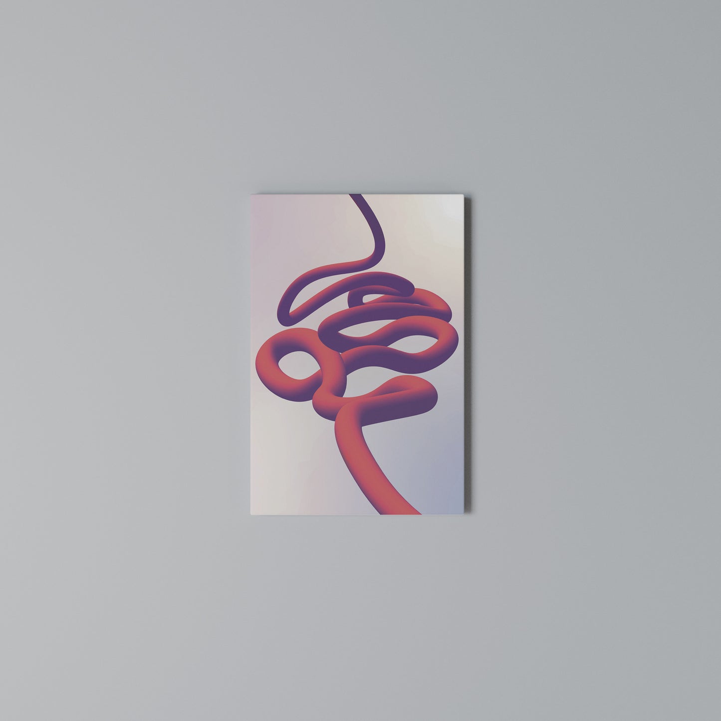 INFINITY WIRE Stampa su Tela Verticale