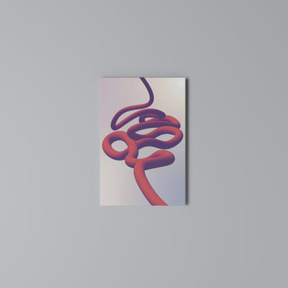 INFINITY WIRE Stampa su Tela Verticale